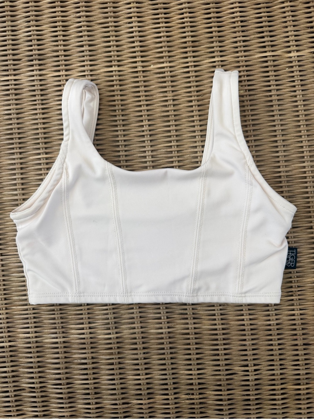 TIGER FRIDAY Ivory Crop Top Size Child Large